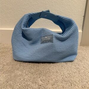 Kate Spade Light Blue Woven Bag